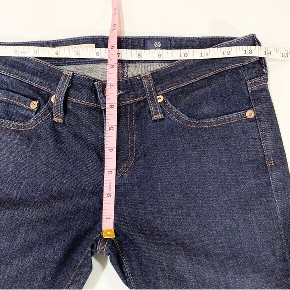 AG Adriano Goldschmied The Stevie Slim Straight Dark Wash 25R - Picture 9 of 10